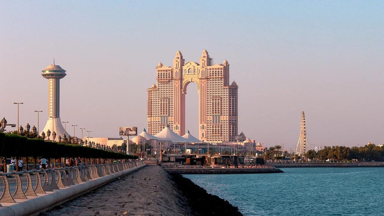 Abu Dhabi Corniche waterfront