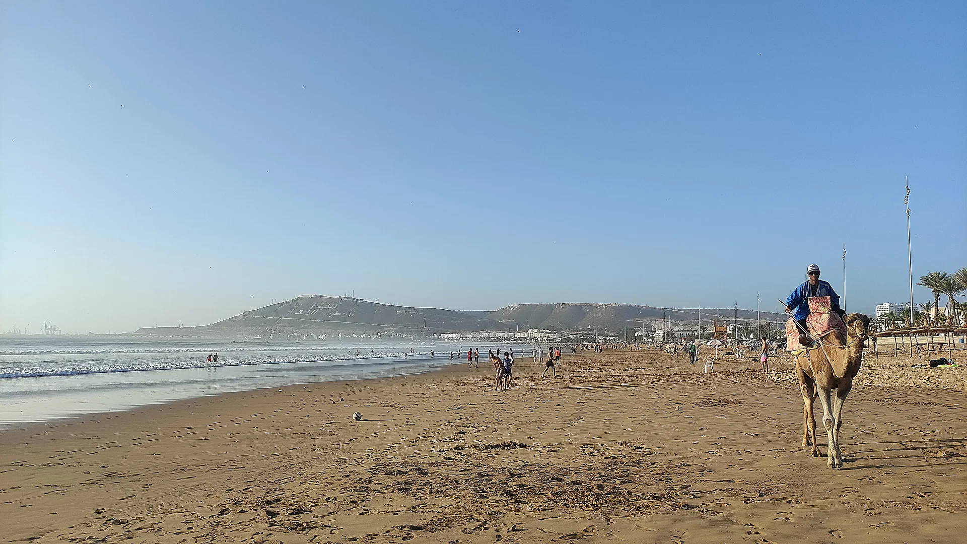 Agadir Atlantic beach and promenade