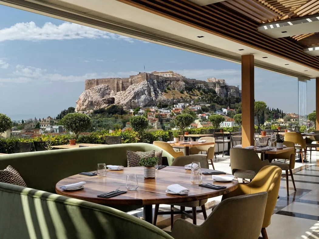 Electra Palace Athens — rooftop pool near Monastiraki and Plaka