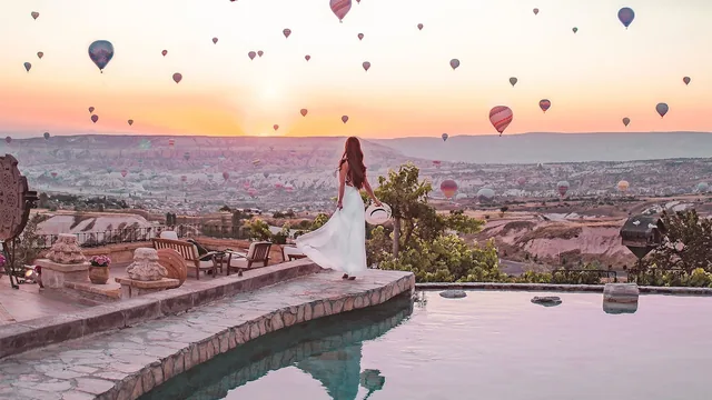 Museum Hotel — luxury cave hotel in Uçhisar overlooking the Cappadocia valleys