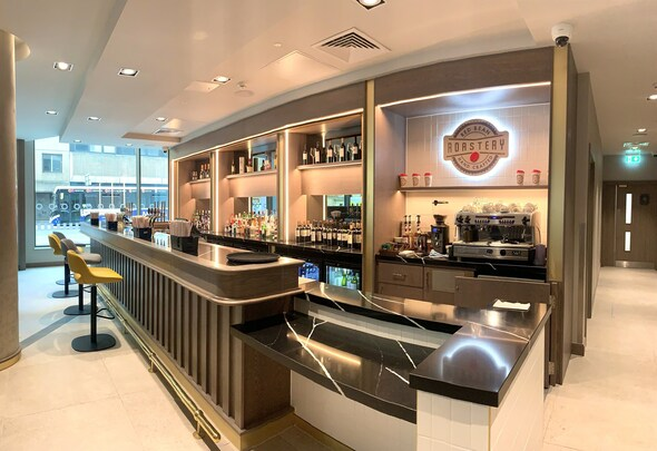 Maldron Hotel Glasgow City — Red Bean Roastery bar and lobby lounge