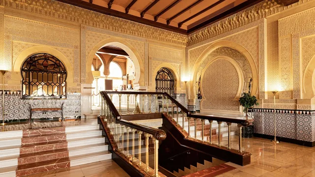 Alhambra Palace Hotel — Moorish-style terrace views over Granada and Sierra Nevada