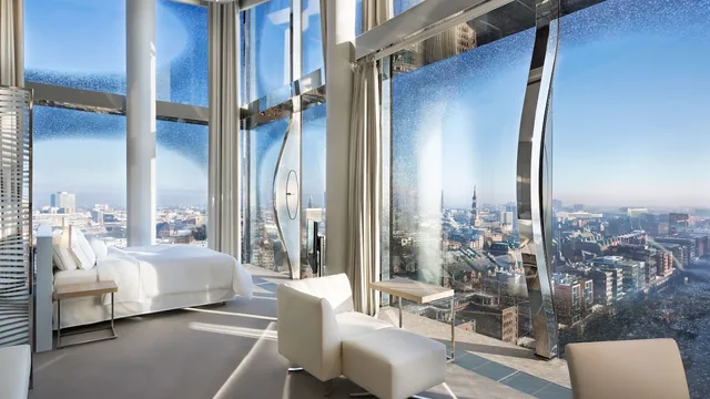The Westin Hamburg — hotel inside the Elbphilharmonie concert hall in HafenCity, Hamburg