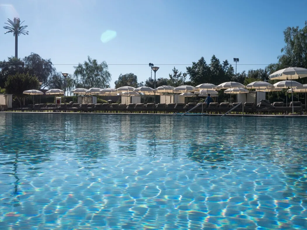 Kenzi Club Agdal Marrakech — pool and gardens in Gueliz