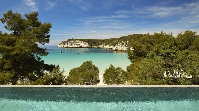 Meliá Cala Galdana — beachfront resort on the south-coast cove of Cala Galdana, Menorca