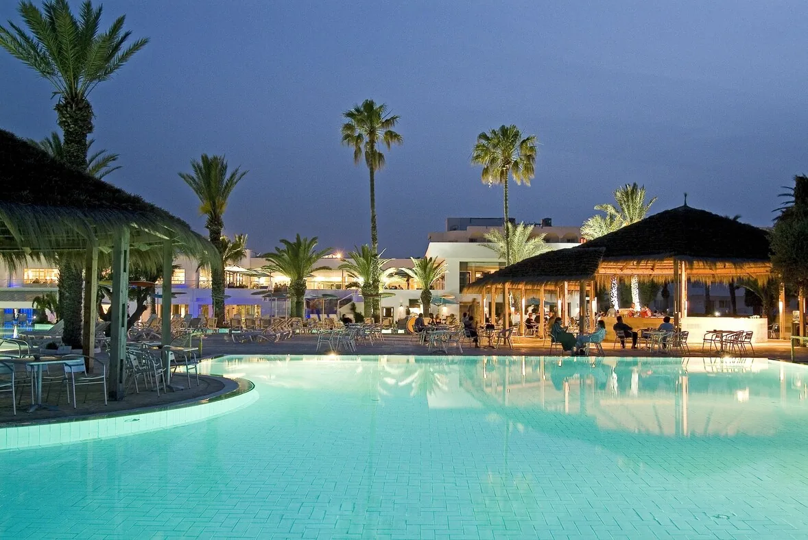 Thalassa Sousse Resort & Aquapark — beach and water slides