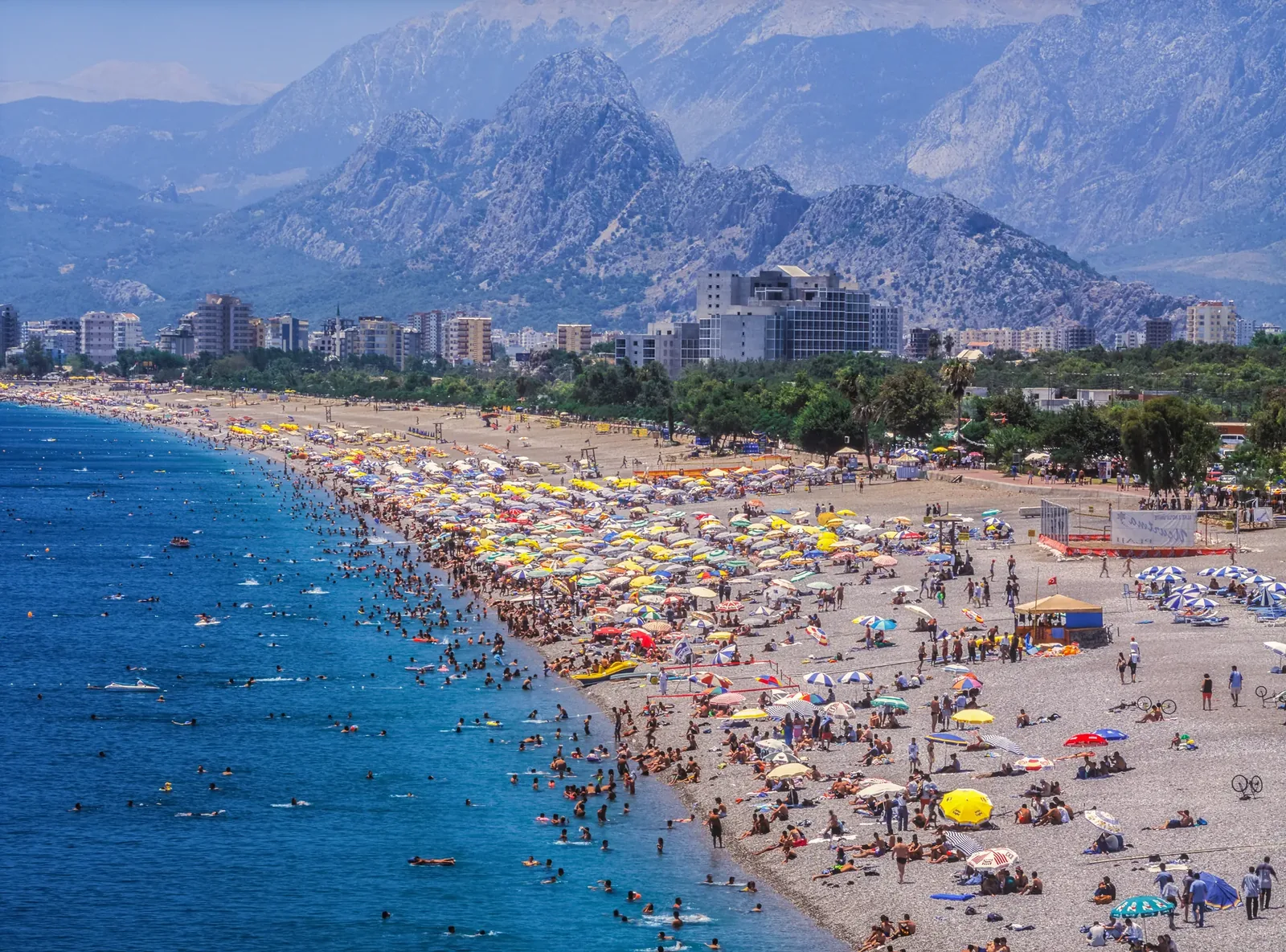 Antalya coast and beach
