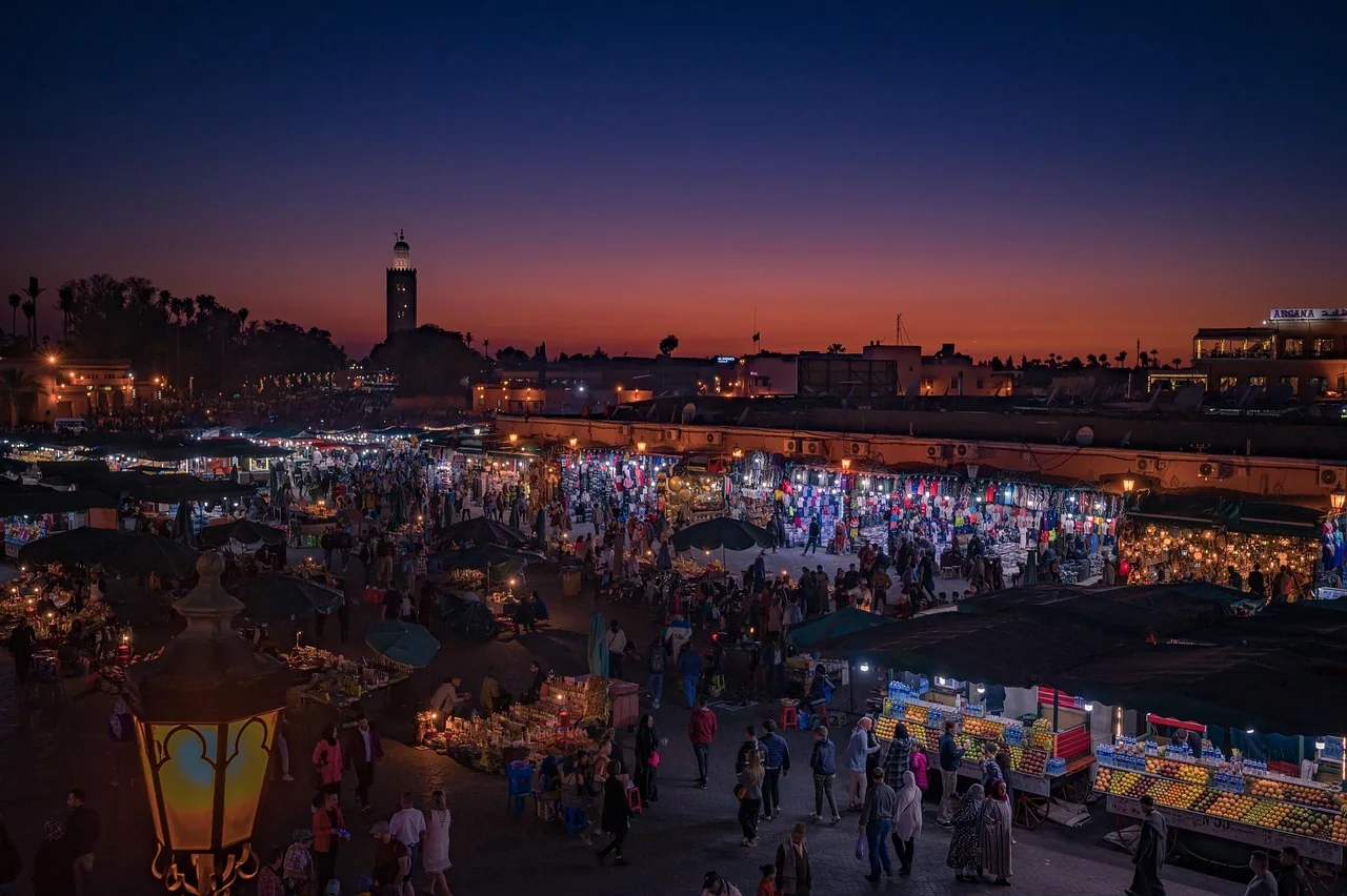Marrakech marketplace — best time to visit Marrakech