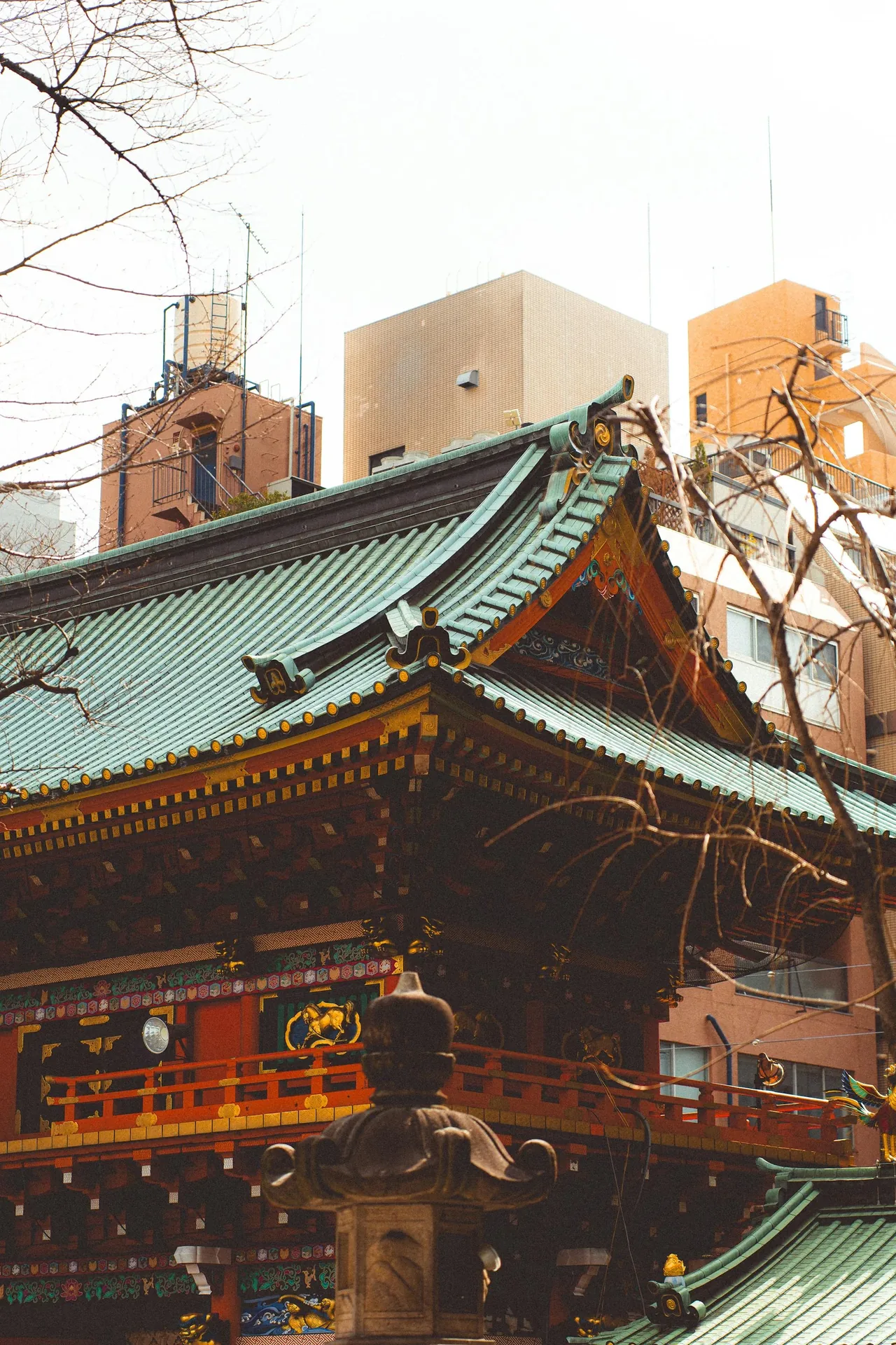 Tokyo temple skyline — how many days in Tokyo