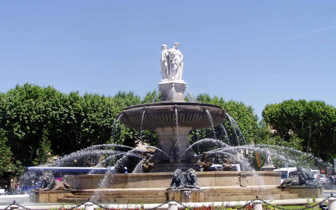 Fontaine de la Rotonde in Aix-en-Provence, France